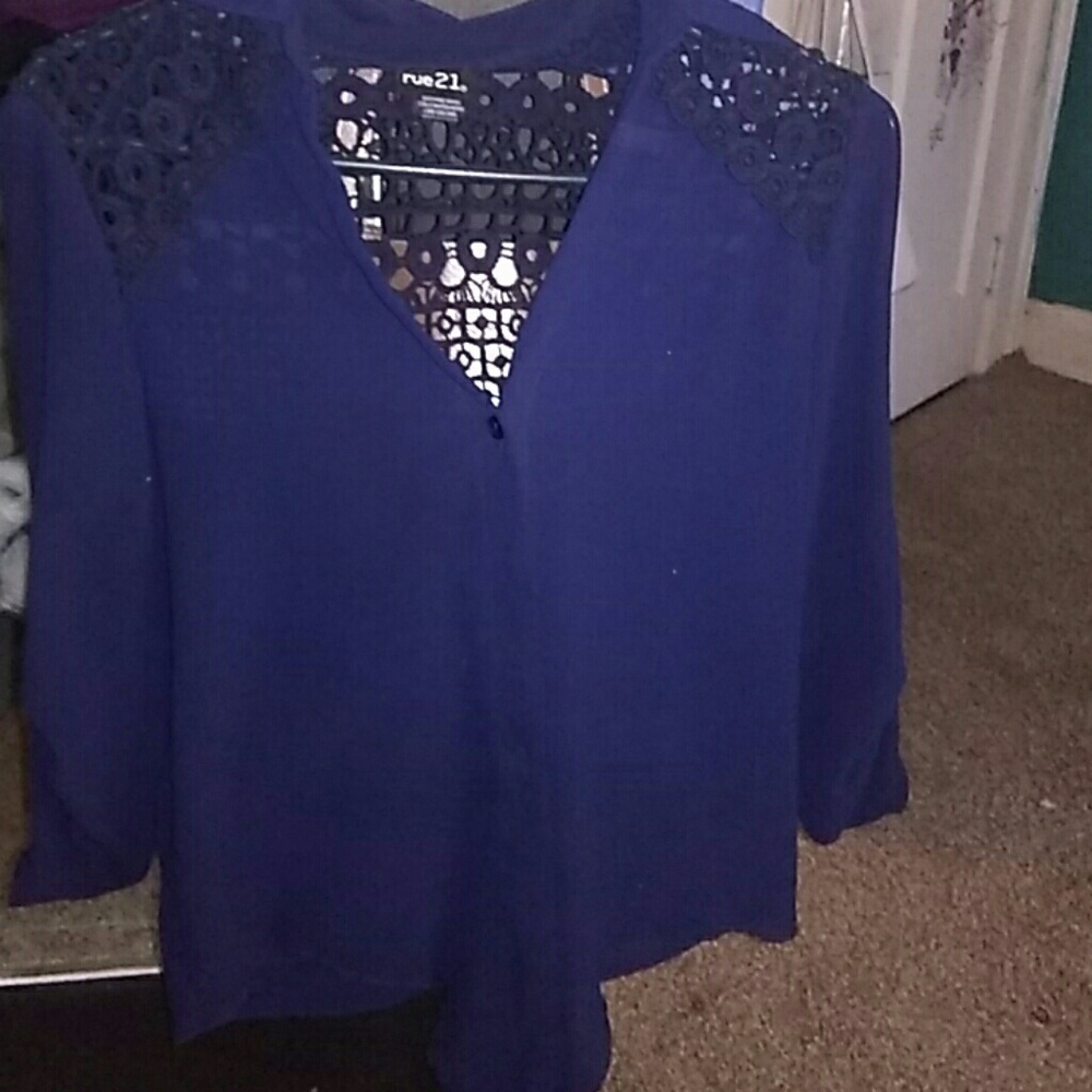 Navy blue shirt